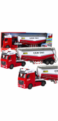 LeanToys Cisternový vůz na cement s funkcí nalévání vody, světly, zvuky a dalšími prvky od LEAN Toys