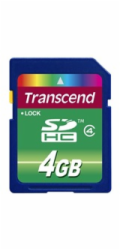 TRANSCEND SDHC karta 4GB Class 4