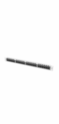 PATCH PANEL 24 PORTŮ 1U 19" CAT.6 UTP ŠEDÝ LANBERG