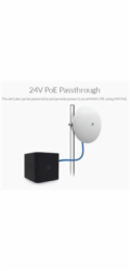 UBNT airCube ISP [router/AP 2.4GHz 802.11n, 2x2MIMO, 300Mbps, 4x10/100Mbps Ethernet, PoE passthrough]