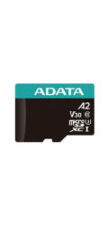 ADATA MicroSDXC karta 512GB Premier Pro UHS-I V30S (R:100/W:80 MB/s) + SD adaptér