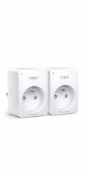 TP-Link Tapo P100(2-pack)(EU) chytrá WiFi mini zásuvka (2300W,10A,2,4 GHz,BT)