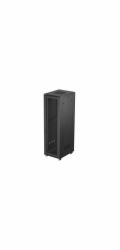19" VOLNĚ STOJÍCÍ RACKOVÁ SKŘÍŇ 42U/600X800 (FLAT PACK) SE SÍŤOVANÝMI DVEŘMI ČERNÁ LANBERG