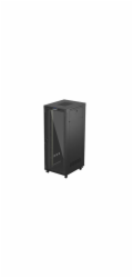 LANBERG STOJANOVÁ RACK SKŘÍŇ 19" 42U 800x1000 ČERNÁ, SKLENĚNÉ DVEŘE