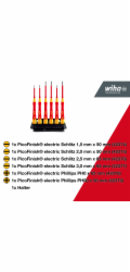 Wiha fine-blade screwdriver Set  PicoFinish electric