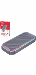 Unitek Krabice pro M.2 NVMe/SATA 10 Gb/s, RGB SSD; S1210B