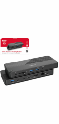 Unitek Dokovací stanice 12 v 1 s USB-C, HDMI 2.1, USB 4, PD 100W; D1079A