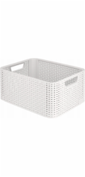 Úložný kufr CURVER STYLE, 18 l, šedý, 38×28×17 cm
