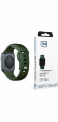3mk řemínek Watch Strap pro Apple 42/44/45/49 mm Dark Green