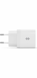 HyperJuice - Síťový adaptér - 20 watt - PD - 2 výstupní konektory (USB, USB-C) - bílá - Evropa