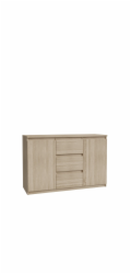 Komoda Domoletti CHLK231-D30F, hnědá, 42,2x121,2x79,9 cm