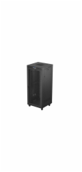 19" VOLNĚ STOJÍCÍ RACKOVÁ SKŘÍŇ 37U 800X800 ČERNÁ LCD PERFOROVANÁ DVÍŘKA LANBERG (PLOCHÉ BALENÍ)