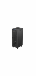 19" VOLNĚ STOJÍCÍ RACKOVÁ SKŘÍŇ 32U 600X800 ČERNÁ LCD PERFOROVANÁ DVÍŘKA LANBERG (PLOCHÉ BALENÍ)