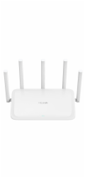 HiLook Powered by HIKVISION/ Wi-Fi 6 router WR-AX18(O-STD)/EU/ IEEE 802.11a/n/ac/ax/ 1800Mbps/ 3x LAN/ 1x WAN/ bílý
