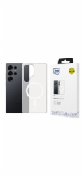 3mk ochranný kryt Smoke MagCase White pro Samsung Galaxy S25 Ultra