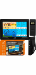 LTC SMART meteorologická stanice s barevným displejem černá TUYA (LXSTP08C)