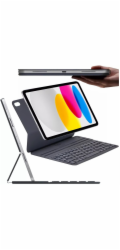 4kom.pl PRÉMIOVÉ POUZDRO A KLÁVESNICE pro iPad 10.9 2022 Gen. 10, 11 2025 A16 Gen. 11