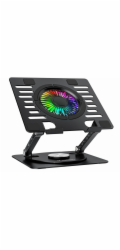 Wozinsky Chladicí podložka WDCX-X16-AS CoolBase RGB s rotací 360° pro notebook a tablet, černá