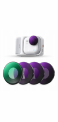 Kf Sada 4 filtrů CPL + šedý Nd8 Nd16 Nd32 pro kameru Insta360 Go Ultra / K&f Concept / (SB11899)