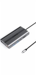 Orico XDR 12-v-1 USB-C stanice/replikátor, šedá (ORICO-XDR-X22-GY-BP)