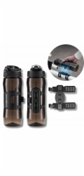 RockBros Termoláhev S550H-1 700 ml s magnetickým držákem a montážním popruhem - černá (5907769390562)