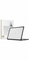 4kom.pl Pouzdro TECH-PROTECT VELAR pro MACBOOK AIR 13 M2-M5 2023-2026 černé/matné čiré (5906302324491)