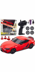 LeanToys Drift Sports Car s výměnnými koly, dálkově ovládané RC 4WD, červené