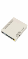 MikroTik RouterBOARD RB951Ui-2HnD, 600MHz CPU, 128MB RAM, 5x LAN, integr. 2.4GHz Wi-Fi, vč. L4 licence
