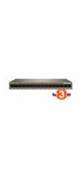 Tenda TEG1016M - 16-port Gigabit Ethernet Switch, 10/100/1000 Mbps, Fanless, Kov