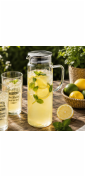 Skleněná konvice karafa PITCHER 1,6l KL-11398