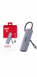 Unitek Hub 4v1 USB-C 10 Gbps, 4x USB-A H1112EGY01