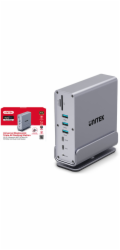 Unitek Universal DisplayLink Triple 4K USB-C/Thunderbolt Dock/Replicator (D1135AGY01)