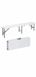 Skládací cateringová lavice Nuforma, skládací do kufru, Ogradowa Banquette 180 cm