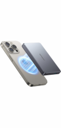 Joyroom Powerbanka JR-PBM08 Pro 22,5W 10000mAh s bezdrátovým nabíjením 2x USB-C - šedá (6956116749811)