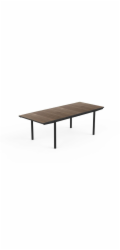 Zahradní stůl Keter Porto 160-240 rozkládací walnut / grafit