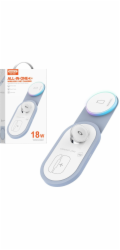 Bezdrátová indukční nabíječka Somostel MagSafe 4v1 15W bílá SMS-ZB62 (36172)