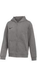 Nike Dětská fleecová mikina s kapucí Park 26 Fleece Full-Zip, tmavě šedá, IB1232 063 XL