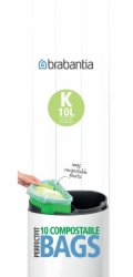 Brabantia PerfectFit Müllbeutel kompost. Typ K, 10 L, 10 Stck