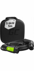 Green Cell Cable Green Cell GC EV Type 2 3,6kW 5m pro nabíjení Outlander PHEV, Golf / Passat GTE, 330e, Panamera E-Hybrid, Prius Plug-In