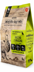 WIEJSKA ZAGRODA Kachna s hruškou M – suché krmivo pro psy – 9kg