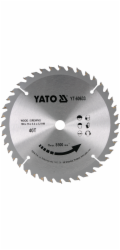 Yato Karbidová kotoučová pila na dřevo 40T 190x16mm (YT-60633)