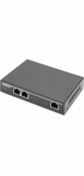Digitus Extender 2 -port Gigabit 4poe 802.3AT 60W - Switch - 1 Gbps
