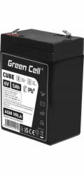 Green Cell CUBE AGM IP54 6V 5Ah VRLA Battery Gel deep cycle toys for kids alarm systems