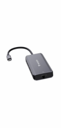 VERBATIM Dokovací stanice USB-C, 6v1, RJ45, HDMI, USB-C PD, 3xUSB 3.0, šedá