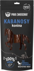 PAKA ZWIERZAKA Sausages Horse Mono - pamlsek pro psa - 80g
