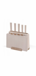 Maestro MR-1412-BEIGE Sada nožů s blokem + sada prkének Béžová