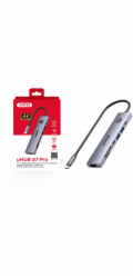 UNITEK HUB USB-C 7W1 PD 100W HDMI 2.0 S ON/OFF