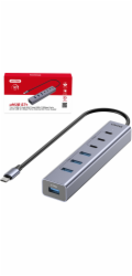 Unitek Active Hub USB-C 3x USB-C 10 Gbps 4x USB-A 5 Gbps s napájecím zdrojem