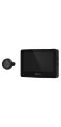 Imou chytré dveřní kukátko VD1/ Wi-Fi/ 5Mpix/ 4,3" display/ objektiv 2,3mm/ 8x digitál. zoom/ H.265/ černé
