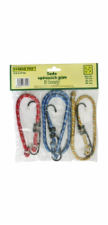 Upínací guma Strend Pro LB349, 8 mm, 1x 30-45-60 cm, s ocelovými háčky